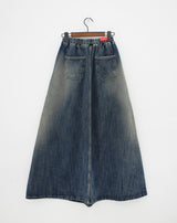 ビンテージデニムマクシスカート / Vintage Denim Maxi Skirt (Banding)