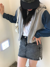アーロデニニムジップアップ