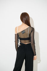 サムホールシルクロップTシャツ / TOP(9330) Thumbhole Siru Crop Tee