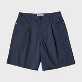 タックバミューダパンツ/TUCK BERMUDA PANTS (NAVY)