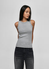 [B-BASIC] Round Neck Napping Sleeveless