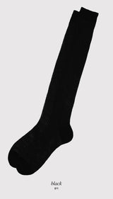 RA シースルーリブロングソックス(3color)