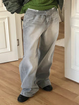 キャニスグレーデニムパンツ