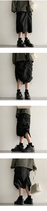 Nefside cargo string long skirt