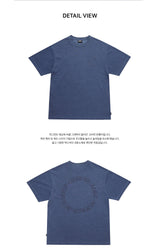 サークル ピグメント Tシャツ / CHARMS CIRCLE PIGMENT T-SHIRT BL