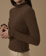 LONG SLEEVE HIGH NECK TOP