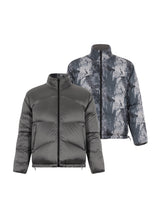 REVERSIBLE GLOSSY SHORT DOWN PUFFER