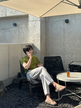 クリーリングエアフィットラウンドショートスリーブニットウェア / Cooling Air Fit Round Short-Sleeved Knitwear (10 colors)