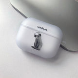 Cat drawing Tilt AirPods Case_Matt