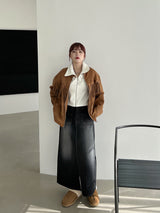 ダブルポケットロングスカート/no.713 Double Pocket Long Skirt (2color)