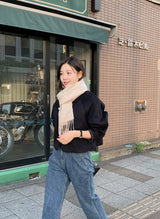 [SHOPPERMADE] ブロンドウールショートコート (3color)