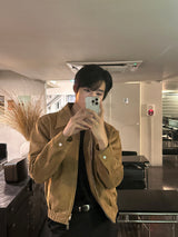 LMN Mayer Line Suede Jacket (2 colors)