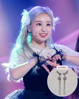 [IU Earring] Daisy Wing Earring - Longdrop (Silver color)