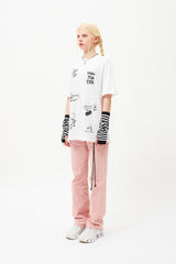 ドゥードゥルチェリートムボーイグラフィックTシャツ / DOODLE CHERRY TOMBOY GRAPHIC T-SHIRT [WHITE]