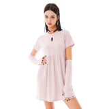 ウォーマースリーブワンピース / OW Warmer Sleeve One-piece [Pink Pearl Knit]