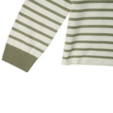 STRIPE COLLAR KNIT_OLIVE (6600102051958)