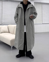 ハイネックカラーコート/SK High-Neck Collar Coat (3 colors)