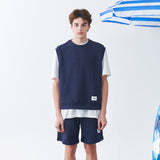 BASIC LABEL SWEAT VEST (6568439447670)