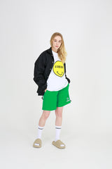 SMILE COACH JACKET (BLACK) (6699088543862)