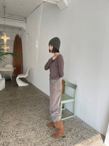 Chestnut latte wide pants
