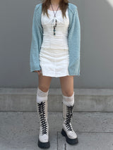 フードボレロカーディガン / Hooded bolero cardigan