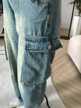 テスコカーゴデニムパンツ