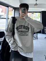 보스턴 나염 오버핏 맨투맨
