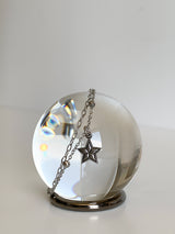 2チェーンレイヤードスターブレスレット / Two chain layered star bracelets