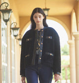 Eco Fur Shearling Quilted Jacket (6643563004022)