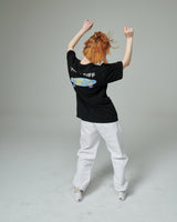 Sun Skateboard T-shirts (Black) (6555212152950)