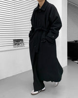 メゾンウールマックコート/SK Maison Wool Mac Coat (2 colors)