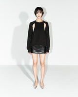 クラッキンニットスウェットシャツ/CRACKIN KNIT SWEATSHIRTS