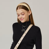 Velboa Volume Hairband _ Yellow Beige