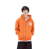 カットポイントパーカー / cut point hood zip-up - ORANGE
