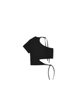 SLIT DETAIL T-SHIRT (BLACK)
