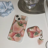 Pale Strawberry Airpod Case