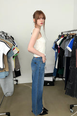 BASIC WIDE DENIM PANTS (BLUE)