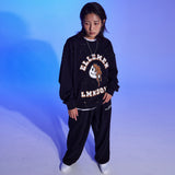 ARCH PRINTING PAINTING SWEAT SHIRT-BLACK