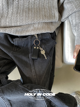 No.0043 leather key ring