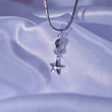 wave star necklace