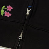 KIRSH X MISAKI KAWAI ARTWORK POINT HOODIE ZIP UP [BLACK]