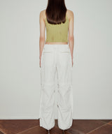 ディストレスドニットノースリーブ / DISTRESSED KNIT SLEEVELESS (MATCHA)