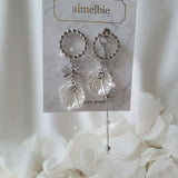 White Shell Ribbon Princess Piercing