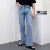 セミロングブーツカットデニムパンツ / Semi Long Bootcut Denim Pants
