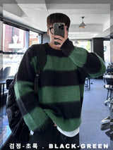 cander loosefit strip knit