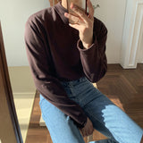 パーフェクトセミハーフネックTシャツ