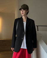 サマーワナビーリネンブレザー/Summer Wannabe Linen Blazer (4 color)