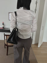 フォーマル ライン シャツ / Formal line shirt (2color)
