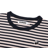 (X)MONO CHERRY STRIPE T-SHIRT [PINK]