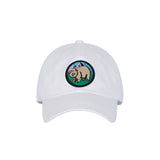 22SS BEAR PATCH BALL CAP IVORY (6698686414966)